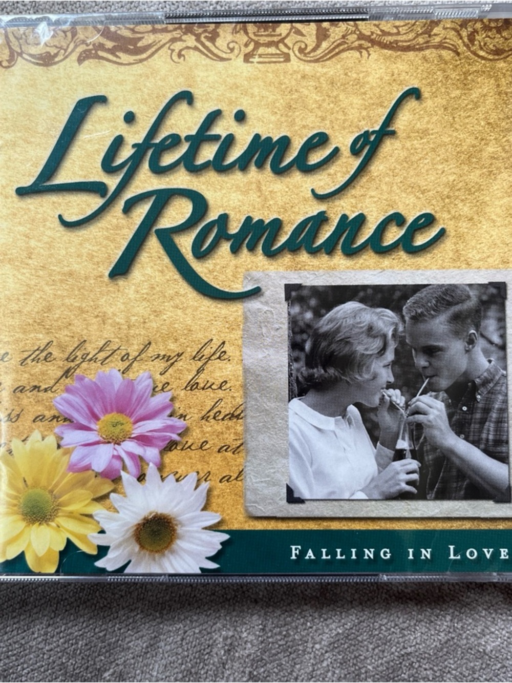 Lifetime of Romance CD — Gold and Teal Romantic Collection